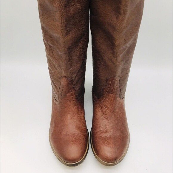 Franco Fortini Winchester Boots Women's 6.5M Brown Leather Knee High Equestrian - Picture 5 of 11